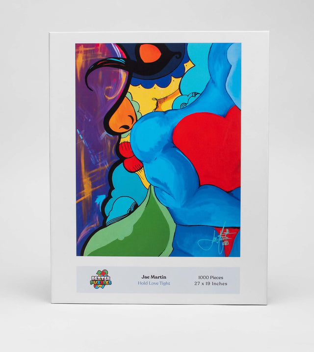 Better Puzzles, Jigsaw Puzzles, 1000 piece puzzles, puzzles, Jae Martin, hold love tight, Pop Art, Modern Art, Artists, Graffiti 